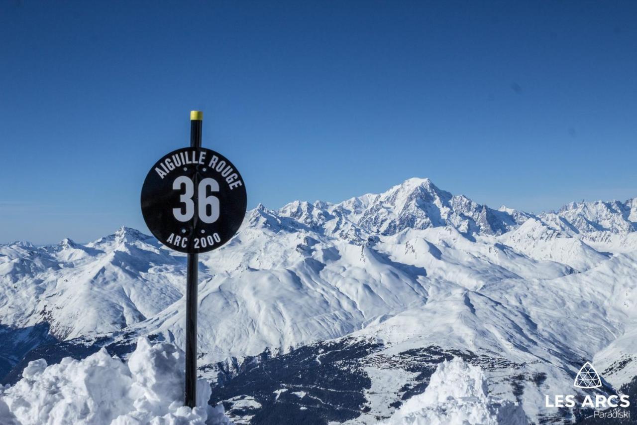 Alps Les Arcs 1950 Prince Des Cimes, Ski-In Out,Swimming Pool, Sauna, Shoes Dryer Bourg-Saint-Maurice Eksteriør billede